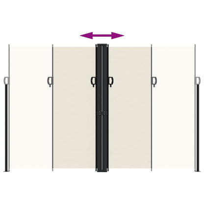 Vidaxl Toldo Lateral Retráctil Crema 220x1200 Cm_4