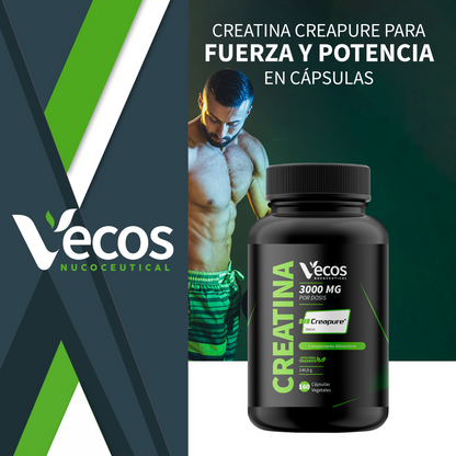Creatina Creapure® 3000 Mg Vecos 160 Cápsulas | Aumento De Fuerza Y Rendimiento_1