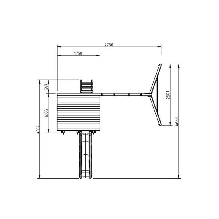 Parque Infantil Masgames Beach Hut L Con Columpio Doble._2