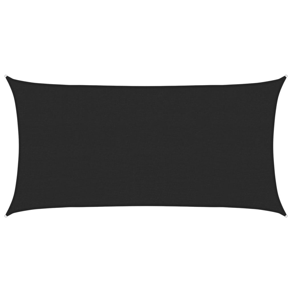Vidaxl Toldo De Vela Negro Hdpe 160 G/m² 2x3,5 M_0