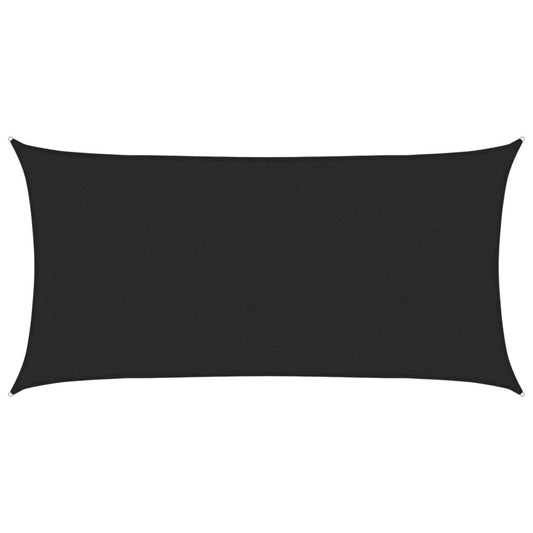 Vidaxl Toldo De Vela Negro Hdpe 160 G/m² 2x3,5 M_0