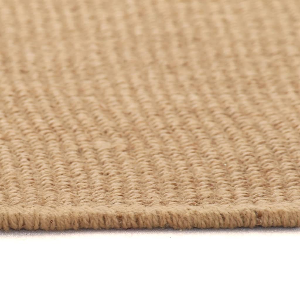 Alfombra De Yute Con Reverso De Latex Color Natural 120x180 Cm / Vetonek_2