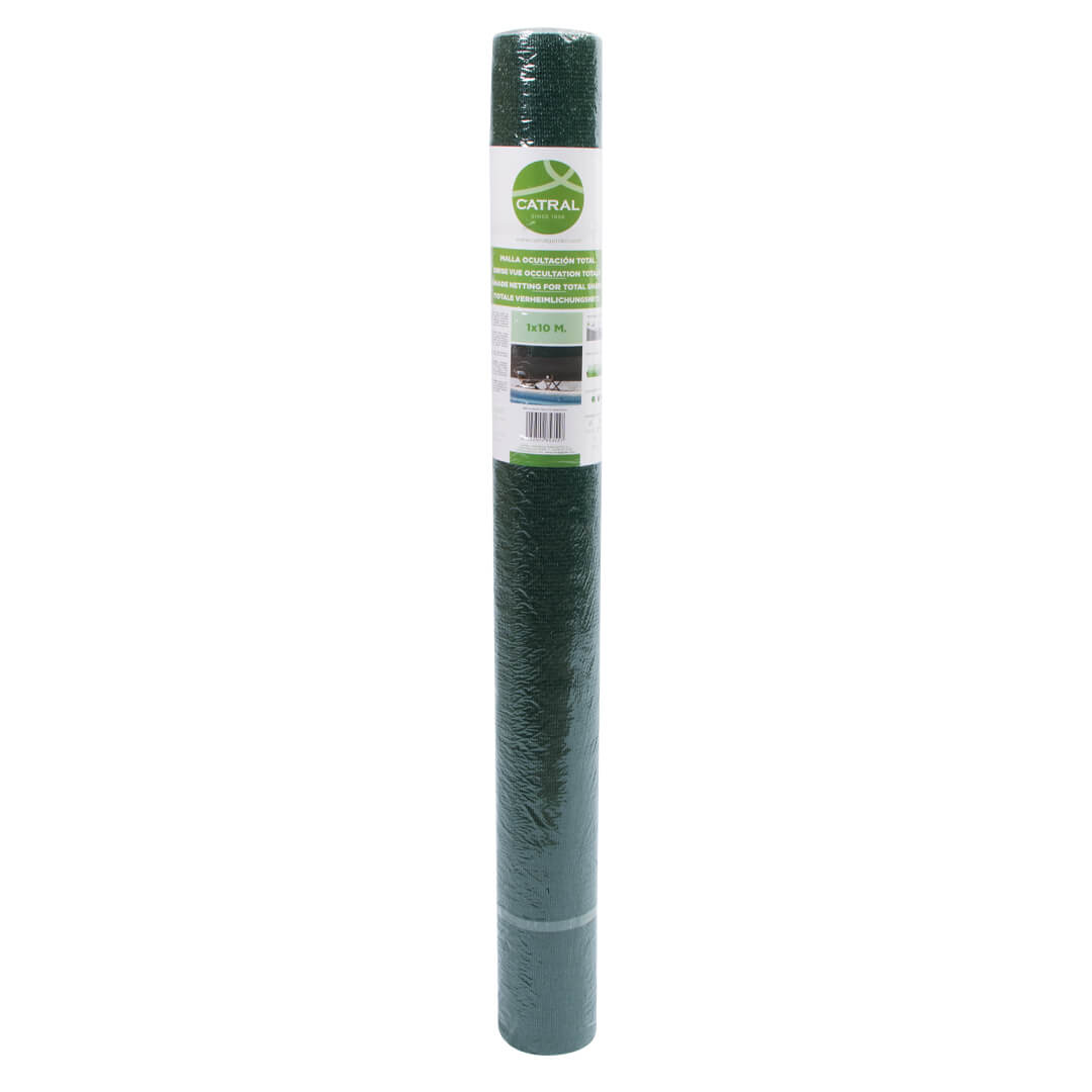 Malla De Ocultación Recynet 120 Gr 2x10 M Verde Oscuro Nortene_1