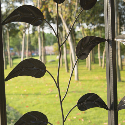Outsunny Carpa Para Exterior 3x3 M Cenador Con Mosquitera Doble Techo Ventilado_4