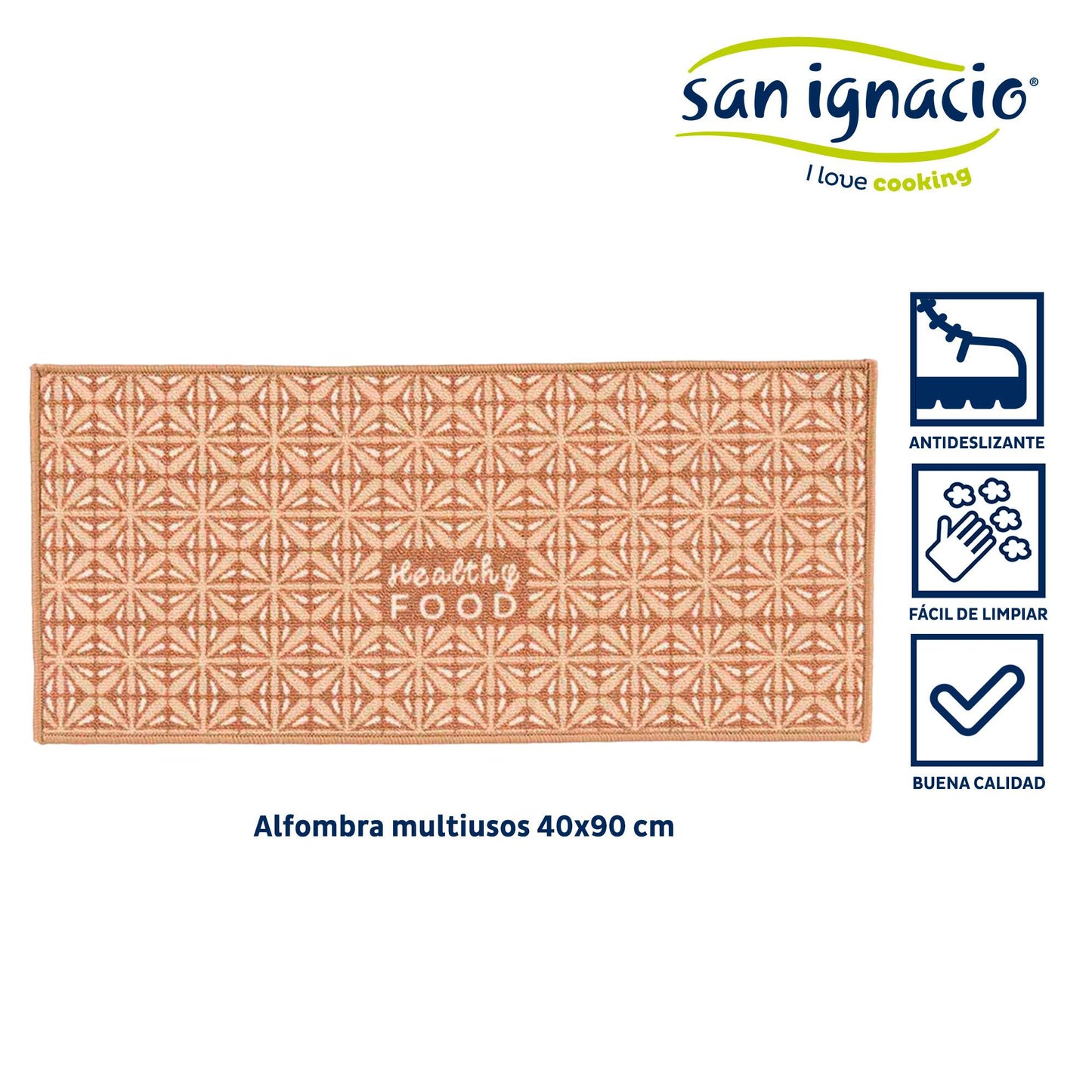 Alfombra Healthy Food Kinvara 40x90cm – Diseño Y Comodidad Para Tu Cocina
