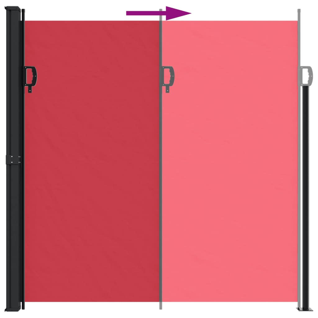 Vidaxl Toldo Lateral Retráctil Rojo 200x300 Cm_4