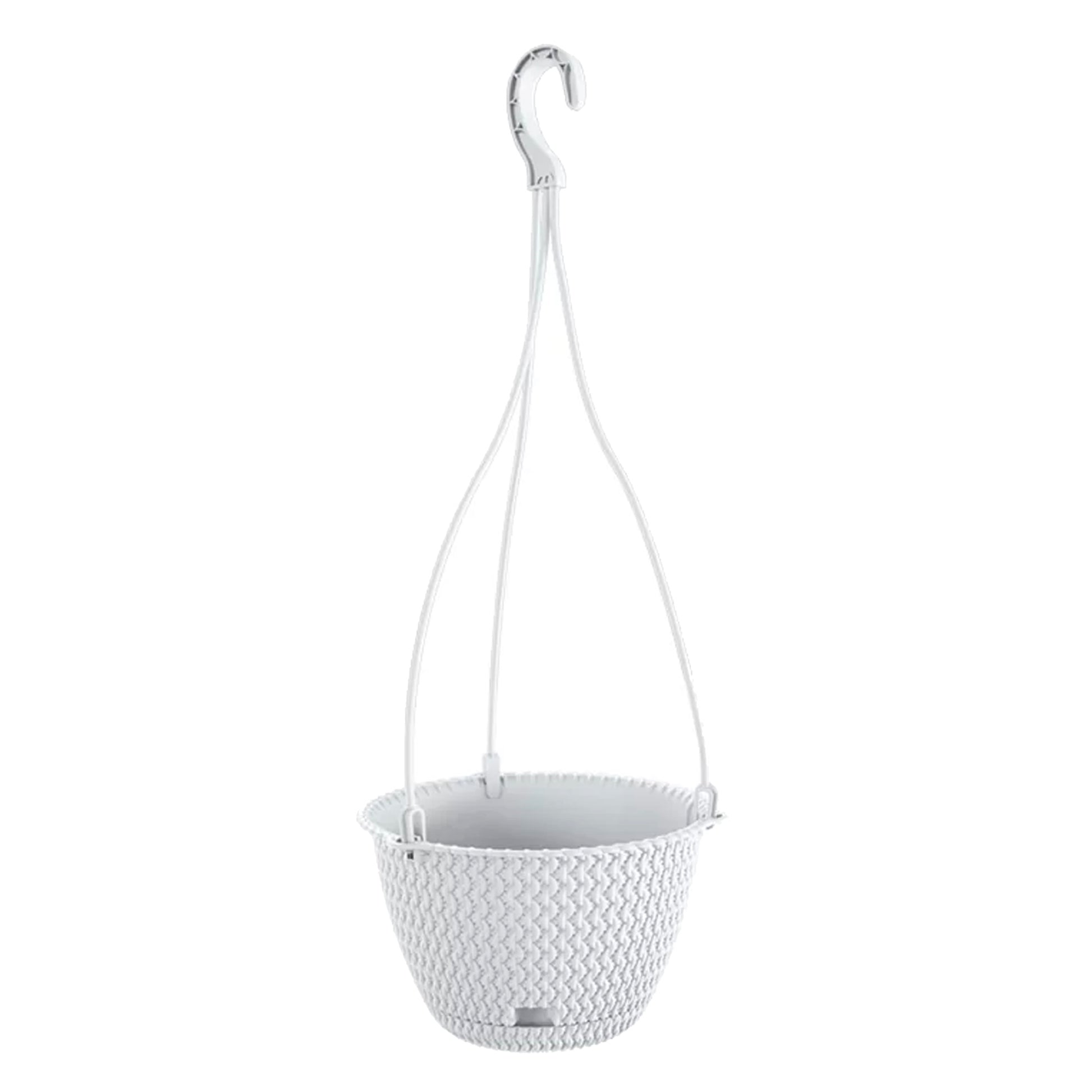 Macetero Colgante Splofy Round W 3l., Dimensiones (mm) 230x230x145, Color Blanco_0