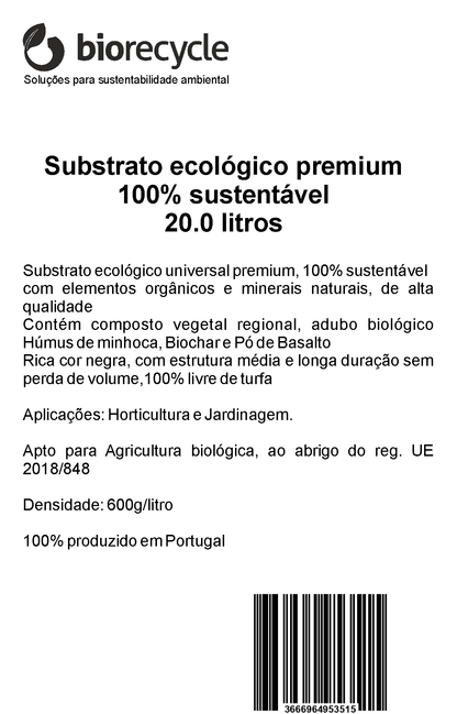 Sustrato Ecológico Universal, 100% Sostenible - 20.0 Litros_2