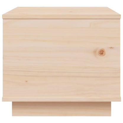 Mesa De Centro De Madera Maciza De Pino 40x50x35 Cm_4