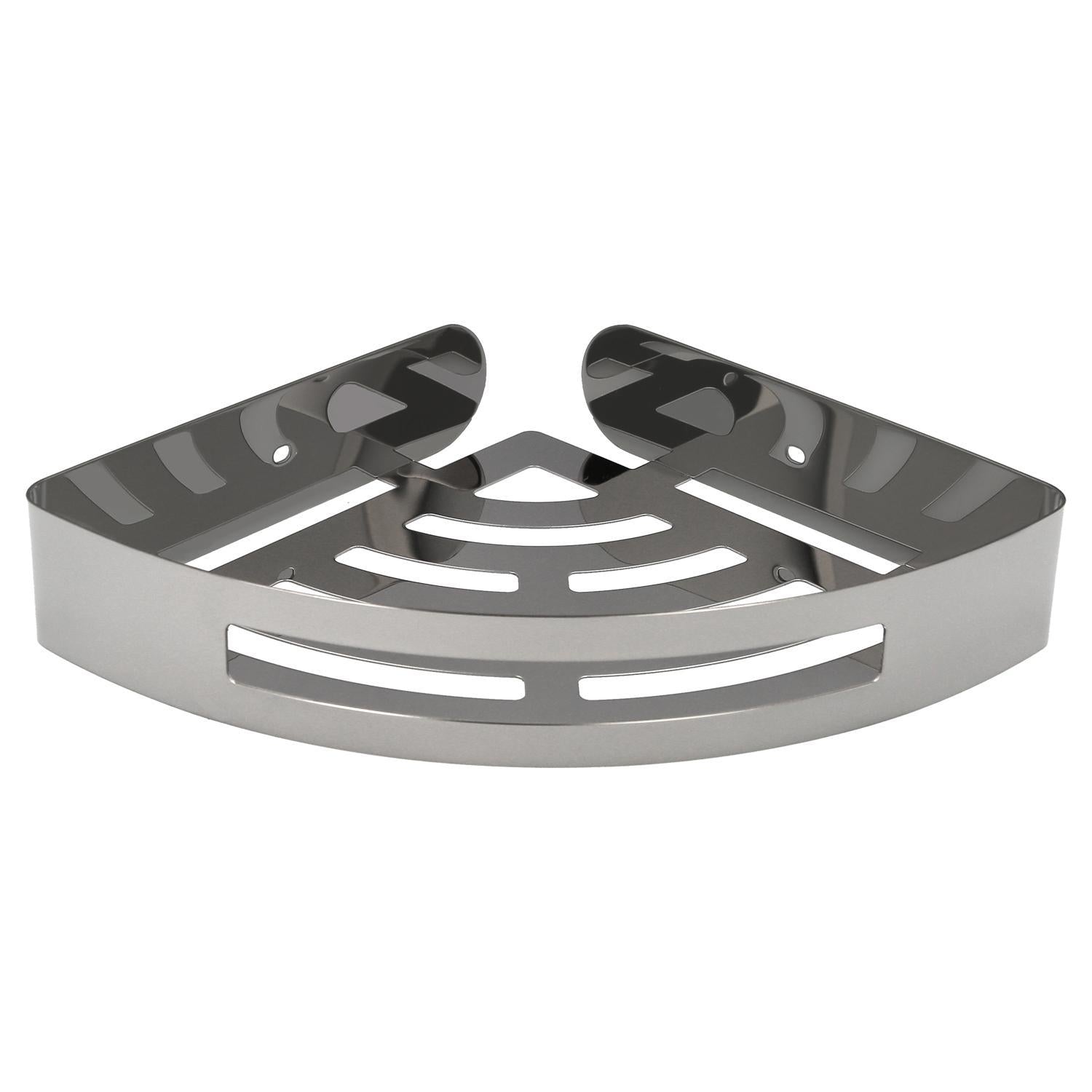 Cestillo Rincon Baño Autoadhesivo, Color Inox Con Efecto Espejo, Autoadhesivo Resistente O Con Tornillos_0