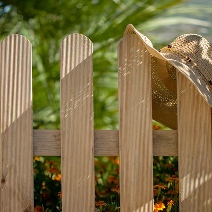 Vallas Clásica De Madera Para Jardín - Estilo Y Durabilidad 2,10x1,2 M / Multicolor_0