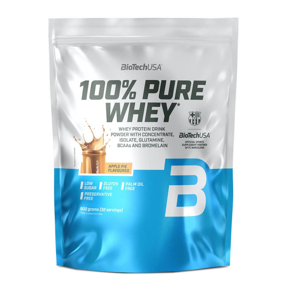 100% Pure Whey - 900g - Chocolate - Proteina De Suero Whey - Biotech Usa_0