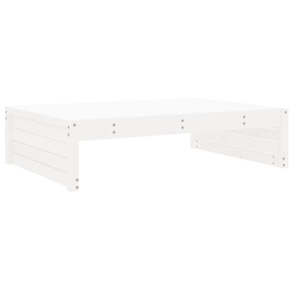 Vidaxl Juego De Sofás De Jardín 5 Piezas Madera Maciza De Pino Blanco_3
