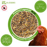 Pienso Gallinas Ponedoras 25 Kg, Premium Con Oregano, Alimento Para Gallinas, Patos, Gansos