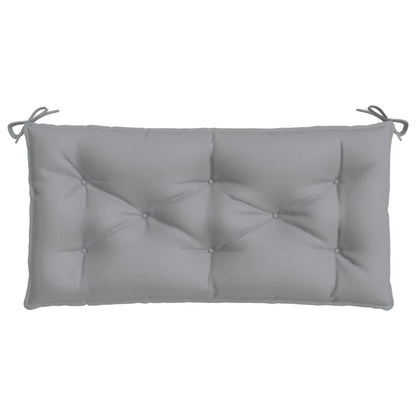 Vidaxl Cojín Para Banco De Jardín Tela Gris 110x50x7 Cm_3
