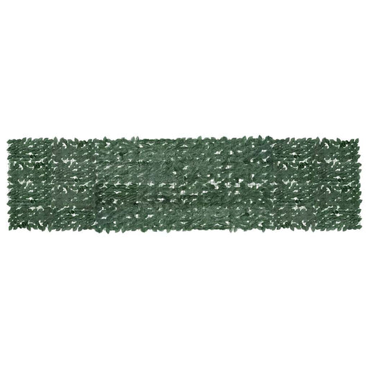 Vidaxl Toldo Para Balcón Con Hojas Verde Oscuro 400x100 Cm_0
