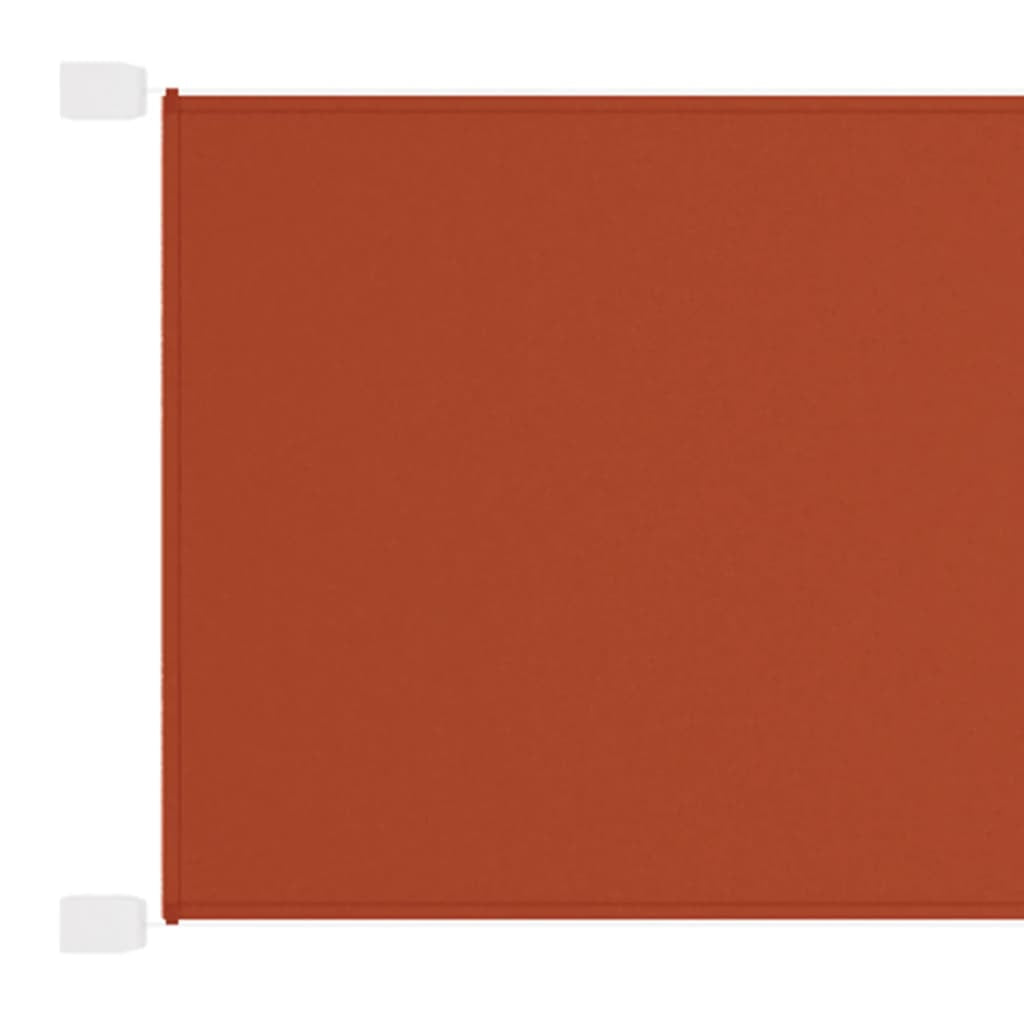 Vidaxl Toldo Vertical Terracota Tela Oxford 60x800 Cm_0