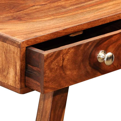 Mesa Consola Con 3 Cajones Madera Maciza Sheesham 76 Cm_2