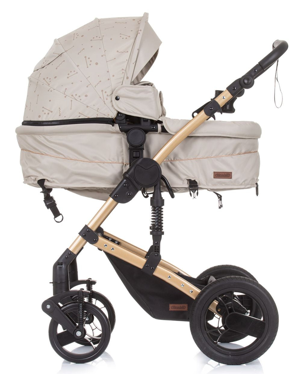 Carrito De Bebé Camea Dúo Convertible Con Bolso Sand_1
