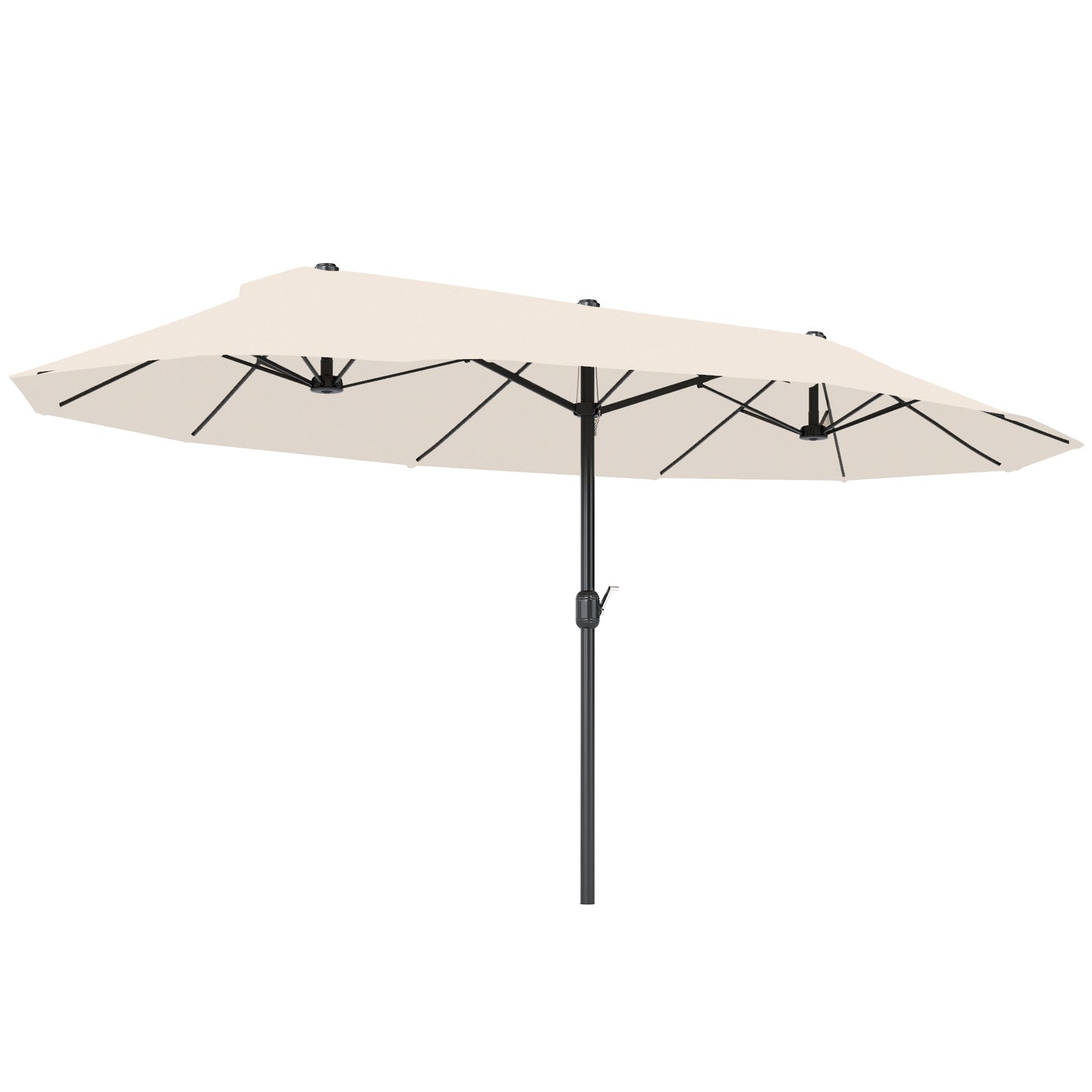 Outsunny Sombrilla Parasol Doble Para Jardín 4_0