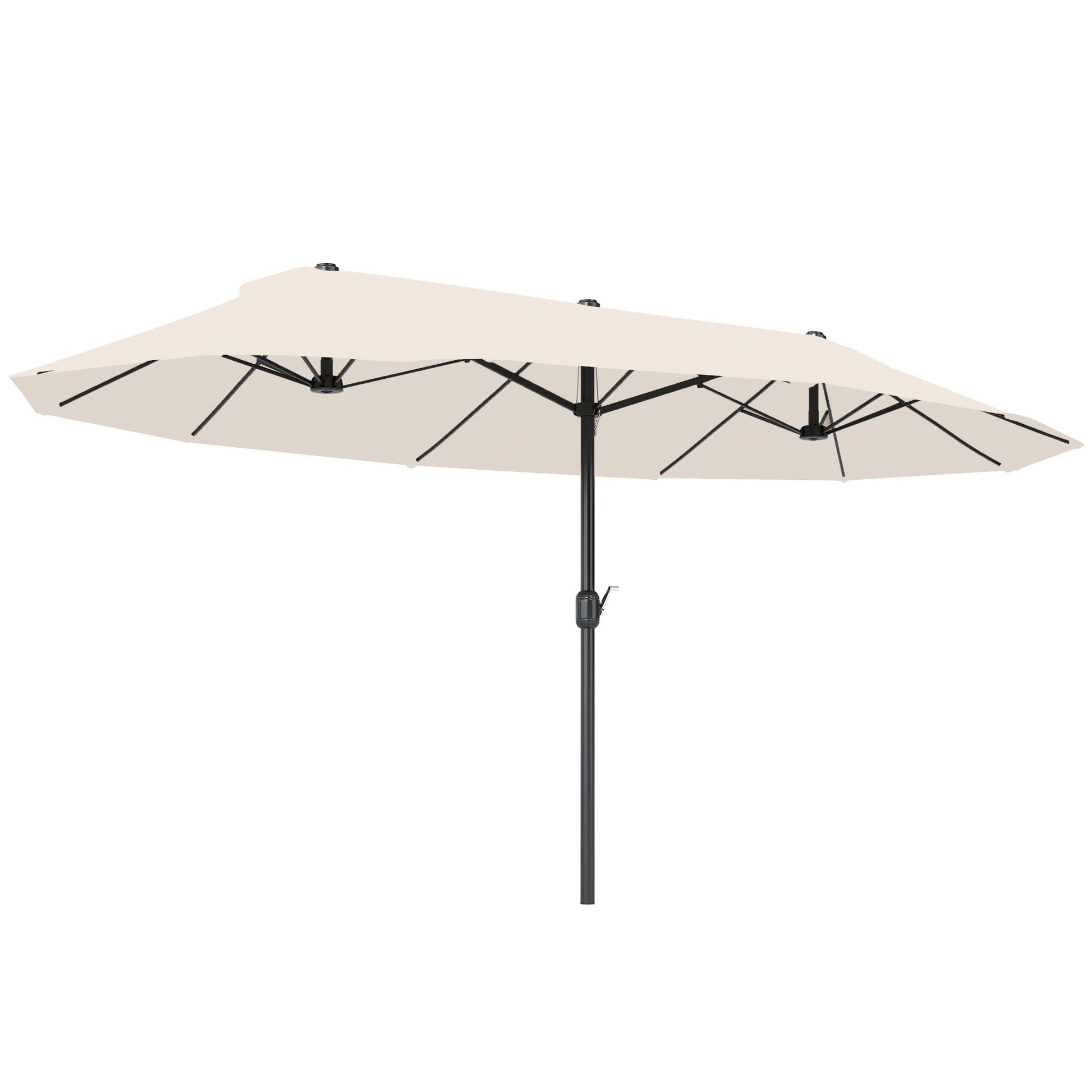 Outsunny Sombrilla Parasol Doble Para Jardín 4_0