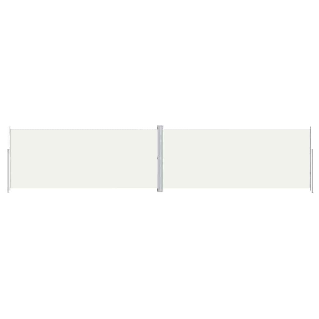 Vidaxl Toldo Lateral Retráctil Crema 220x1000 Cm_0