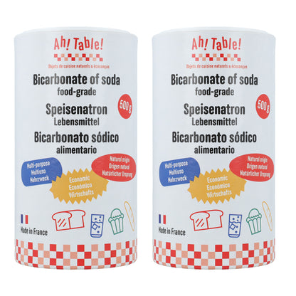 Pack 2x Bicarbonato sódico de uso alimentario La Droguerie écologique  500 g