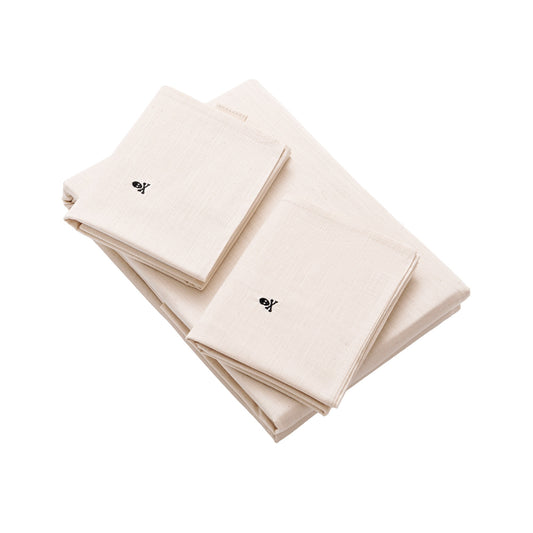 Set Sábanas Ocre (encimera 240x280cm + 2 Fundas De Almohada 50x85cm) 100% Algodón Scalpers Home_0