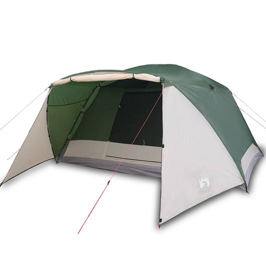 Tienda De Campaña Con Porche 4 Personas Impermeable Verde_0