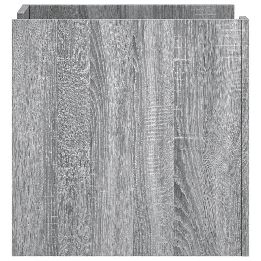 Mesita De Noche Madera De Ingeniería Gris Sonoma 45x50x50 Cm_3
