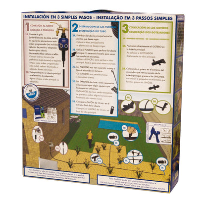 Kit de riego con programador Aqua Control