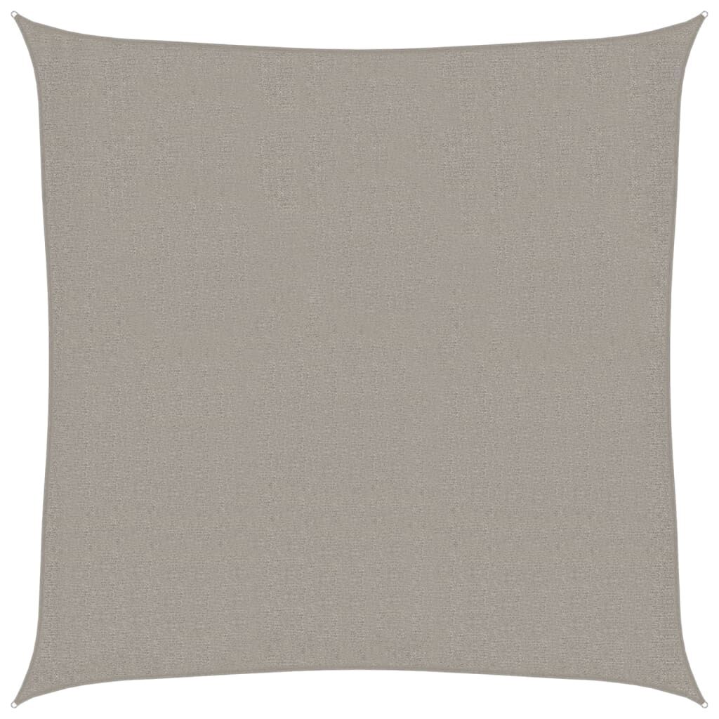Vidaxl Toldo De Vela Cuadrado Hdpe Gris Claro 160 G/m² 2,5x2,5 M_0