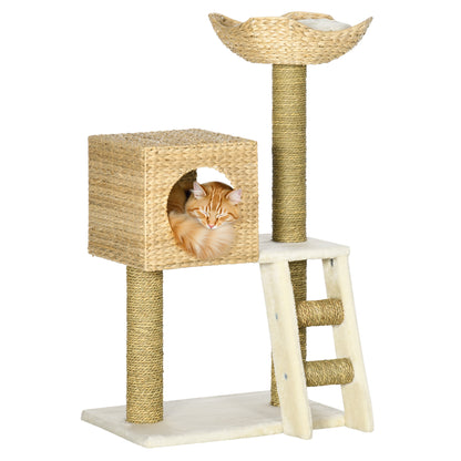 Pawhut Árbol Rascador Para Gatos Medianos Altura 100_0