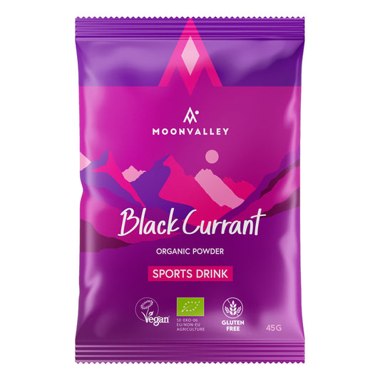 Bebida Deportiva Polvo Con grosellas Negras Bio Moonvalley 45g