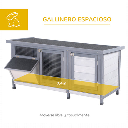 Pawhut Conejera De Madera_3