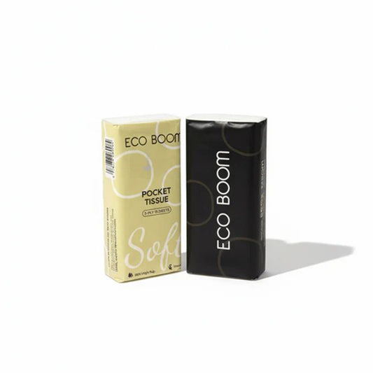 Pañuelos de Bambú 100% natural Ecoboom 36 paquetes con 10 pañuelos cada uno