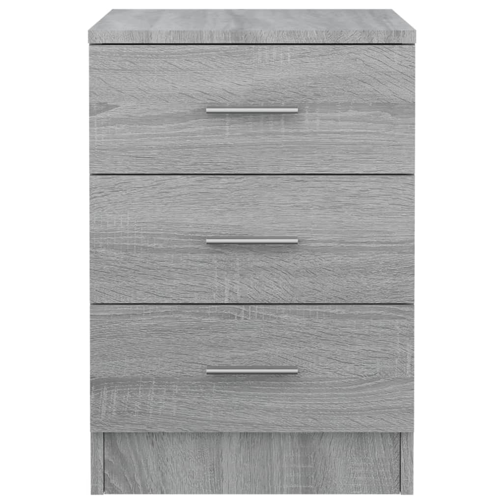 Mesitas De Noche 2 Uds Madera Gris Sonoma 38x35x56 Cm_3