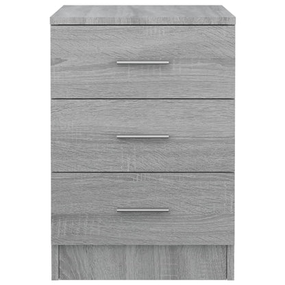 Mesitas De Noche 2 Uds Madera Gris Sonoma 38x35x56 Cm_3