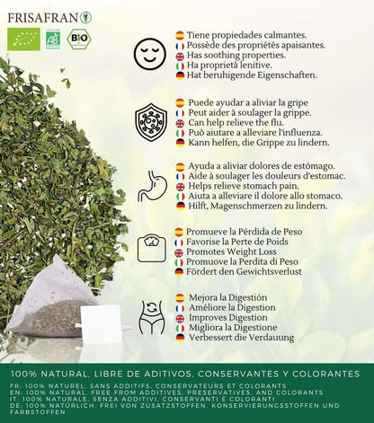 Infusión De Poleo Menta En Pirámides Ecológica | Frisafran 30 Uds_3