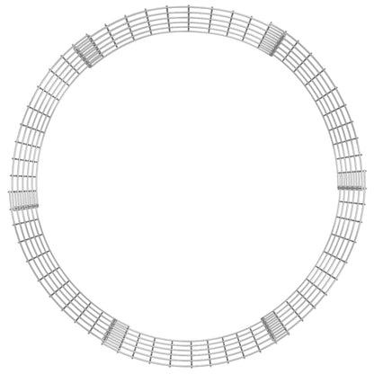 Poste Circular De Gaviones Acero Galvanizado Ø100x50 Cm / Vetonek_5