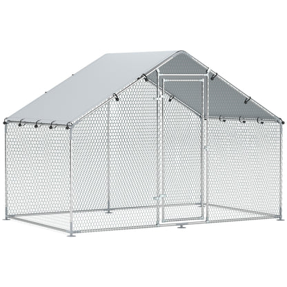 Pawhut Gallinero Para Exterior 3x1,7x1,9 M Con Cubierta Anti-uv E Impermeable_0