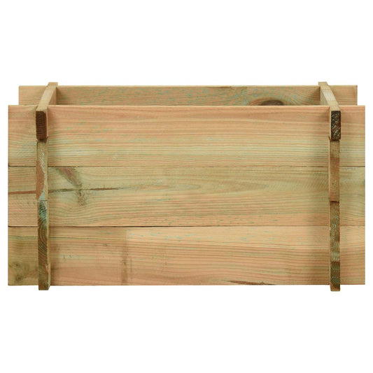 Cama Elevada De Verduras Para Jardín Verde 80 X 80 X 32 Cm_0