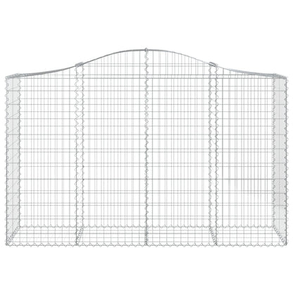 Cestas Gaviones 15 Uds Forma De Arco Hierro 200x50x120/140 Cm_3