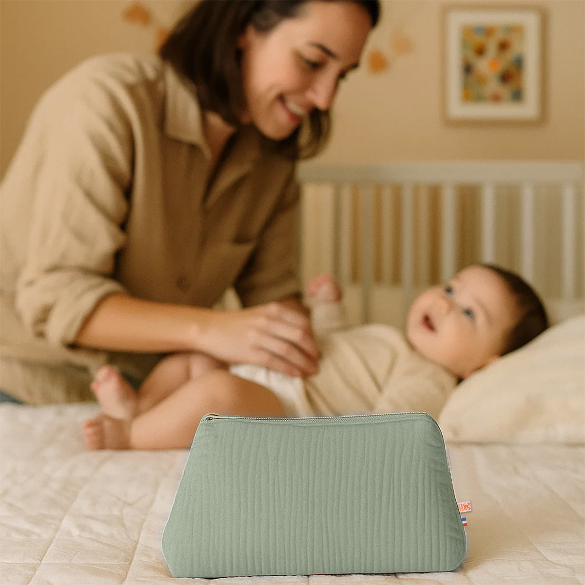 Neceser En Algodón Bio Verde