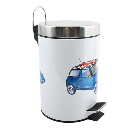 Cubo De Basura Con Pedal 3l blue Xs Mini_0