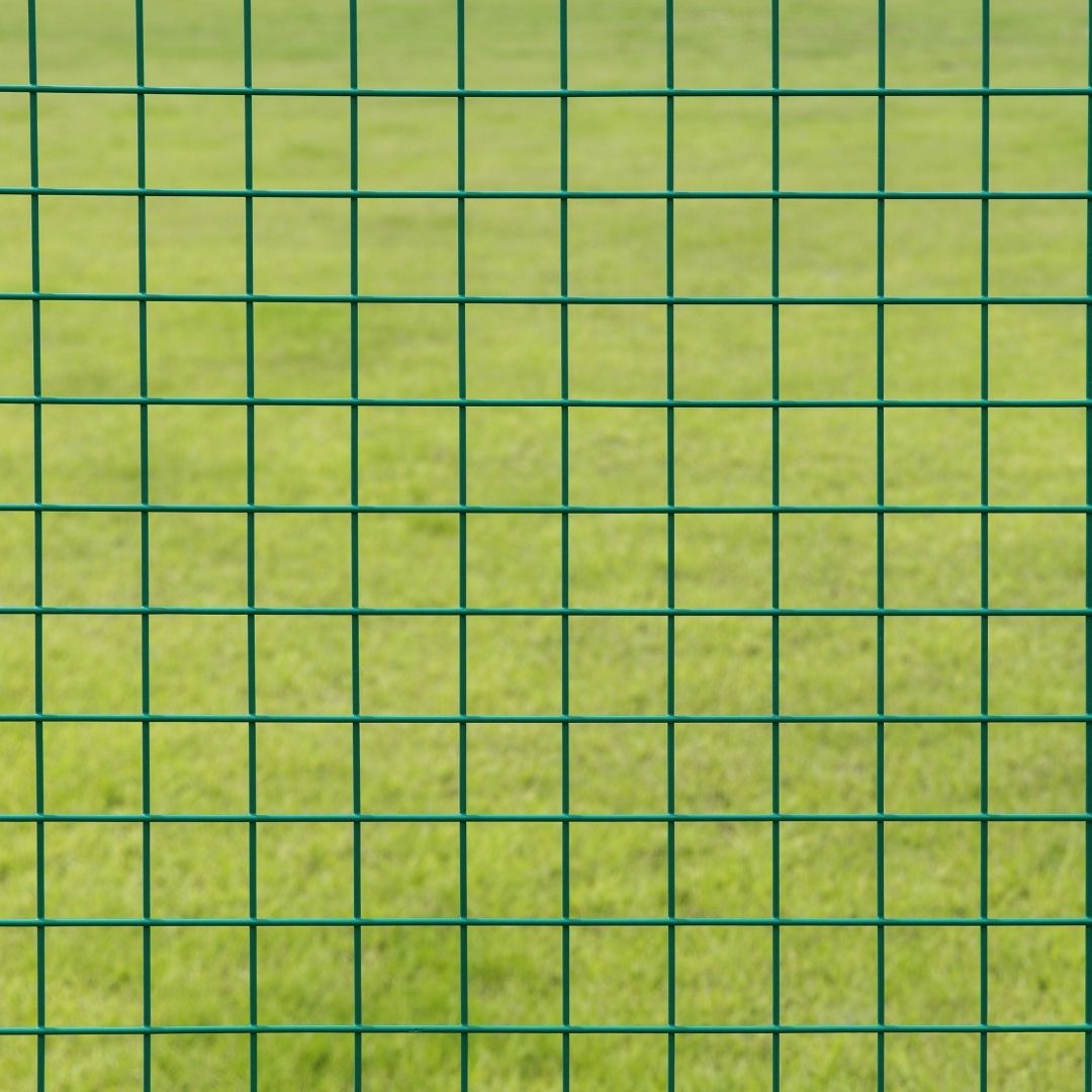 Malla Metalica Plastificada| 1x25m| Composición 80% Acero Galvanizado/20% Pvc|malla Para Cercos| Reticula 13x13mm_4
