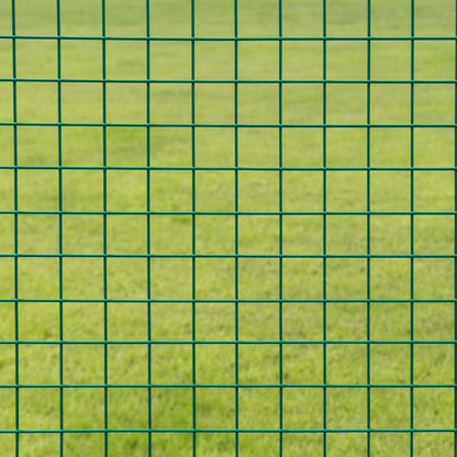 Malla Metalica Plastificada| 1x25m| Composición 80% Acero Galvanizado/20% Pvc|malla Para Cercos| Reticula 13x13mm_4