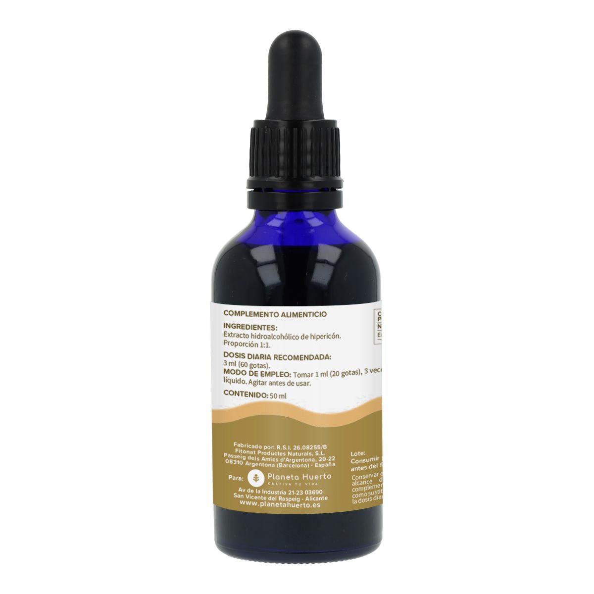 Extracto de Hipérico Planeta Huerto 50 Ml.