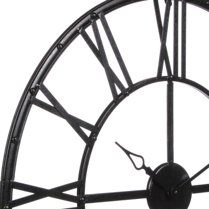 Reloj Vintage De Metal Negro Ø69,5 Cm_2