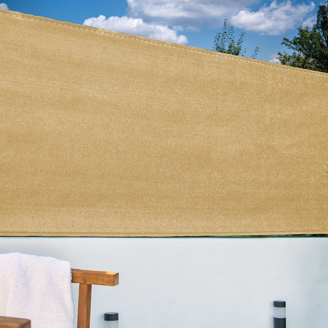 Malla Sombreo 200g/m2 Beige - Resistencia Y Protección Uv 1,5x3 M / Multicolor_0